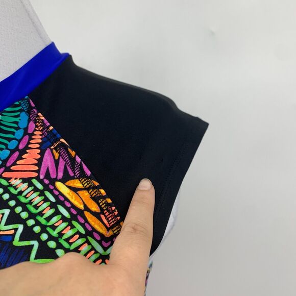 Body Glove Karma Exhale Rash Guard Womens S Small Black Split Neck Cap Sleeves - Picture 4 of 12